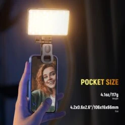 NEEWER BASICS BL120B Clip On LED Selfie Phone Light Kit -Photography Equipment 10105585 4