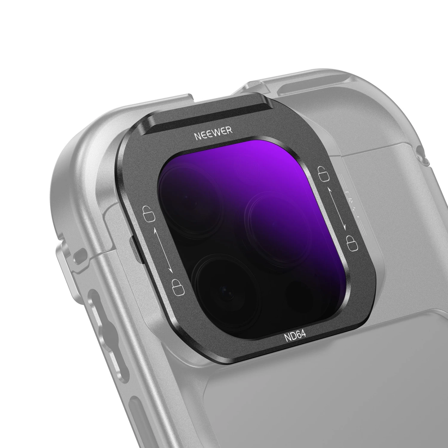 NEEWER ND8/ND16/ND32/ND64 Phone Lens Filter For IPhone PA073/PA074 Cage 10 NEEWER ND8/ND16/ND32/ND64 Phone Lens Filter For IPhone PA073/PA074 Cage - Image 10