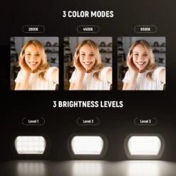 NEEWER BASICS M21 Magnetic Auxiliary Light For DJI OSMO Pocket 3 11 NEEWER BASICS M21 Magnetic Auxiliary Light For DJI OSMO Pocket 3 -Photography Equipment 10105786 2