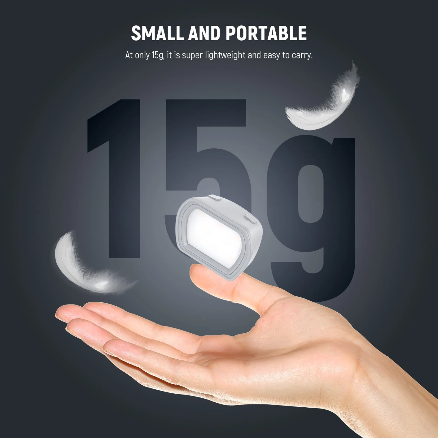 NEEWER BASICS M21 Magnetic Auxiliary Light For DJI OSMO Pocket 3 4 NEEWER BASICS M21 Magnetic Auxiliary Light For DJI OSMO Pocket 3 - Image 4