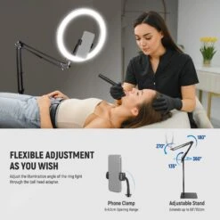 NEEWER RH12B 12" 24W High Power LED Ring Light With Foldable Stand 12 NEEWER RH12B 12" 24W High Power LED Ring Light With Foldable Stand -Photography Equipment 10105953 3