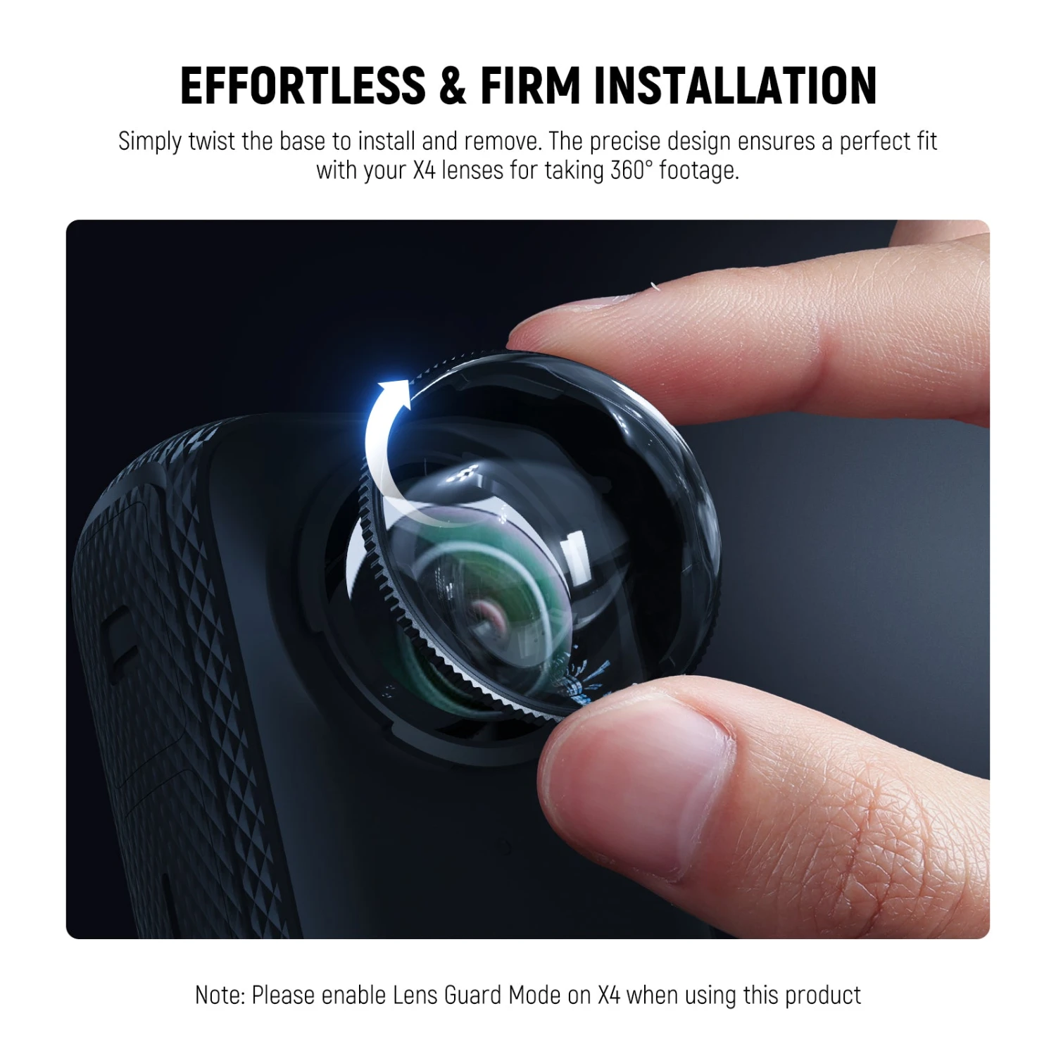 NEEWER LPC01 Lens Protectors For Insta360 X4 5 NEEWER LPC01 Lens Protectors For Insta360 X4 - Image 5