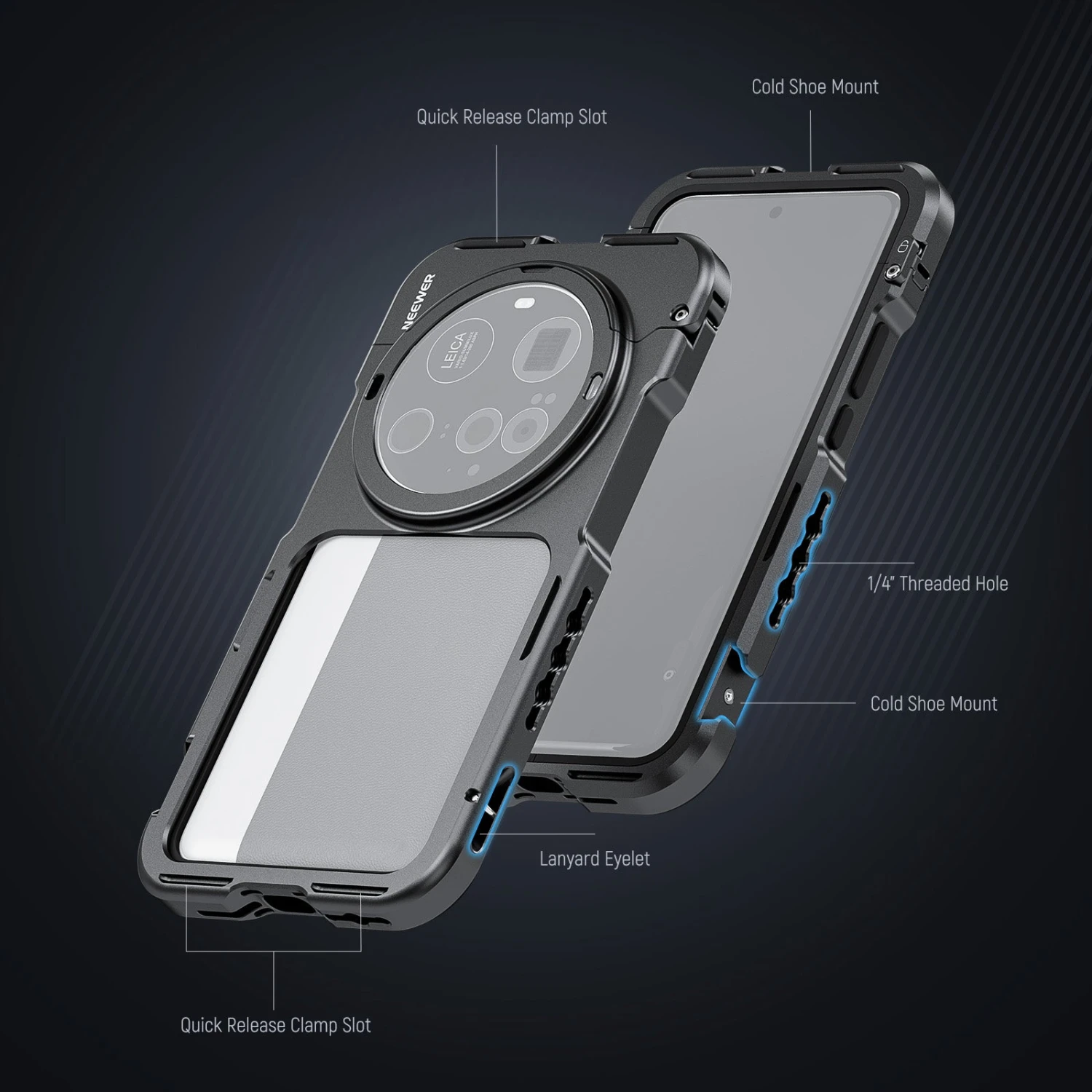 NEEWER PA091 Phone Cage Kit Compatible With Xiaomi 15 Ultra 5 NEEWER PA091 Phone Cage Kit Compatible With Xiaomi 15 Ultra - Image 5