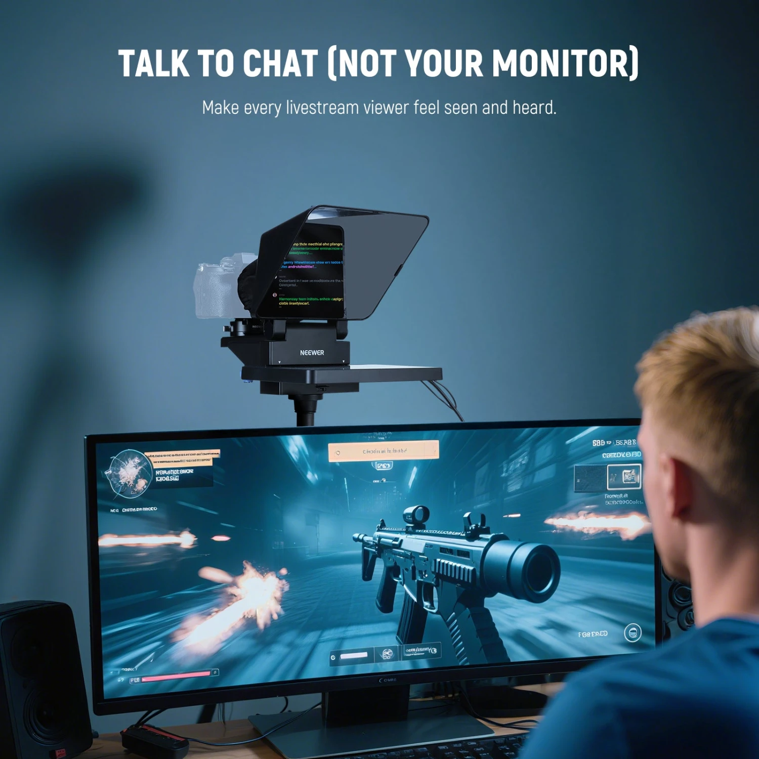 NEEWER X11 2-In-1 Teleprompter With Monitor | Pre-order 4 NEEWER X11 2-In-1 Teleprompter With Monitor | Pre-order - Image 4