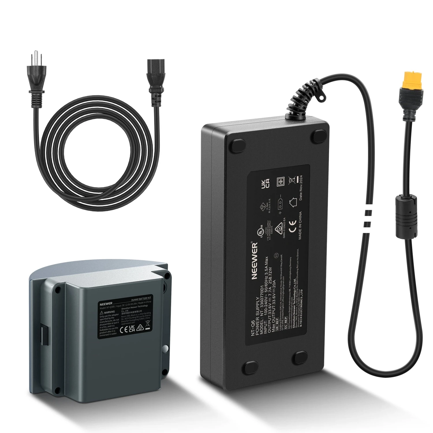 NEEWER NT-Q300 Dummy Battery Kit For Q300 1 NEEWER NT-Q300 Dummy Battery Kit For Q300