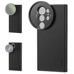 NEEWER PA092 Black Case For Samsung S25 Ultra With 17mm/67mm Adapters