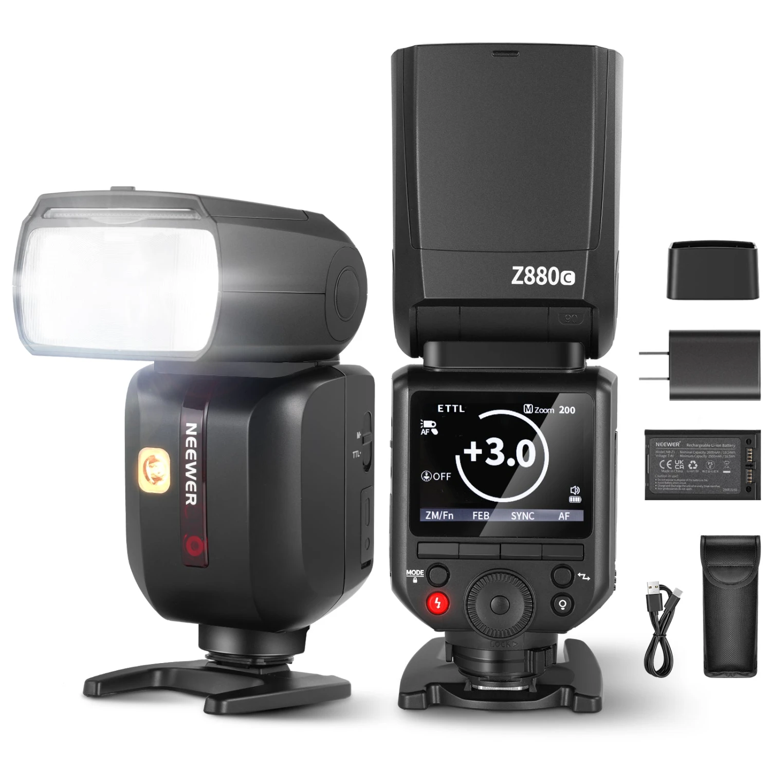 NEEWER Z880 2.4G TTL Camera Flash Speedlite For Canon/Nikon/Sony 10 NEEWER Z880 2.4G TTL Camera Flash Speedlite For Canon/Nikon/Sony - Image 10