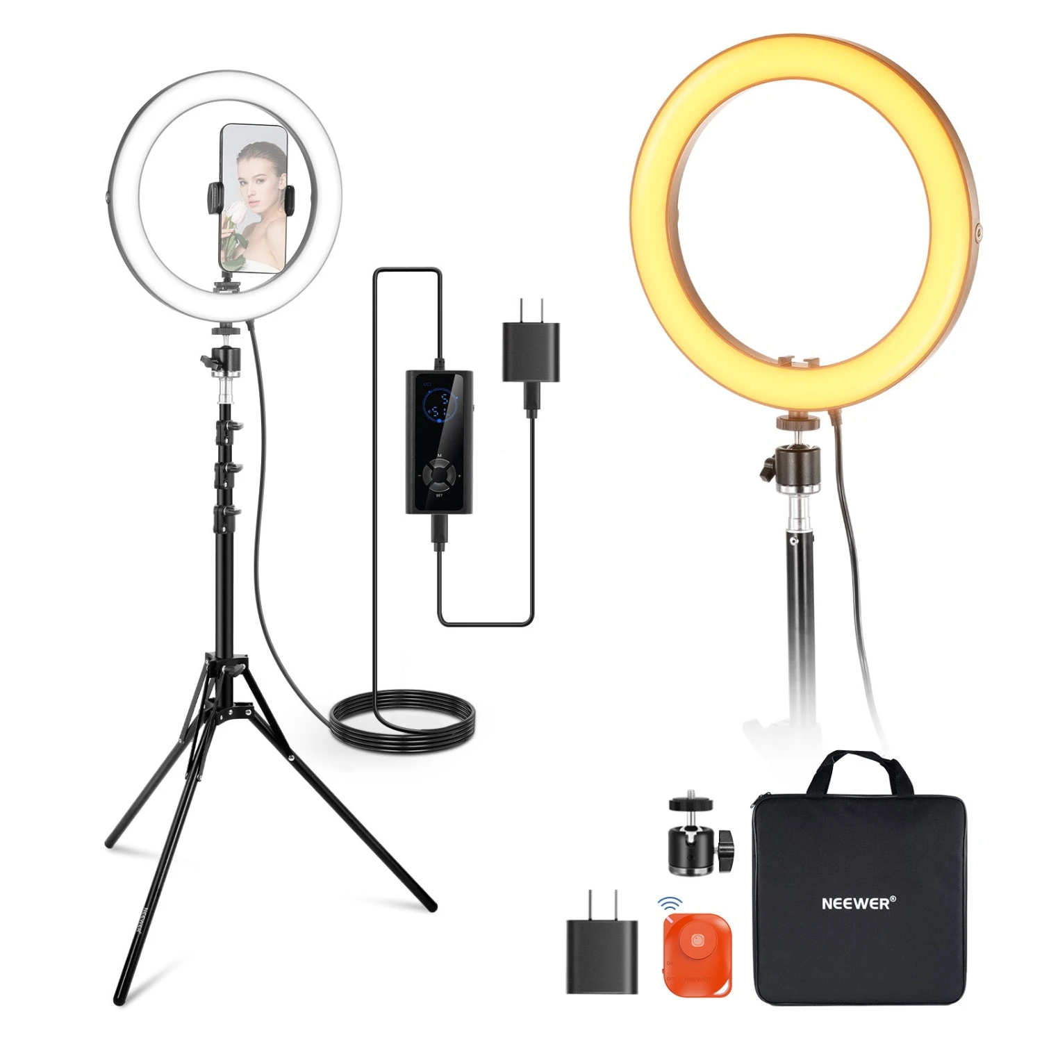NEEWER RH10B 10" 20W High Power LED Ring Light 1 NEEWER RH10B 10" 20W High Power LED Ring Light