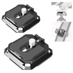 NEEWER QPR-5B 2 Pack 38mm Square Quick Release Plate
