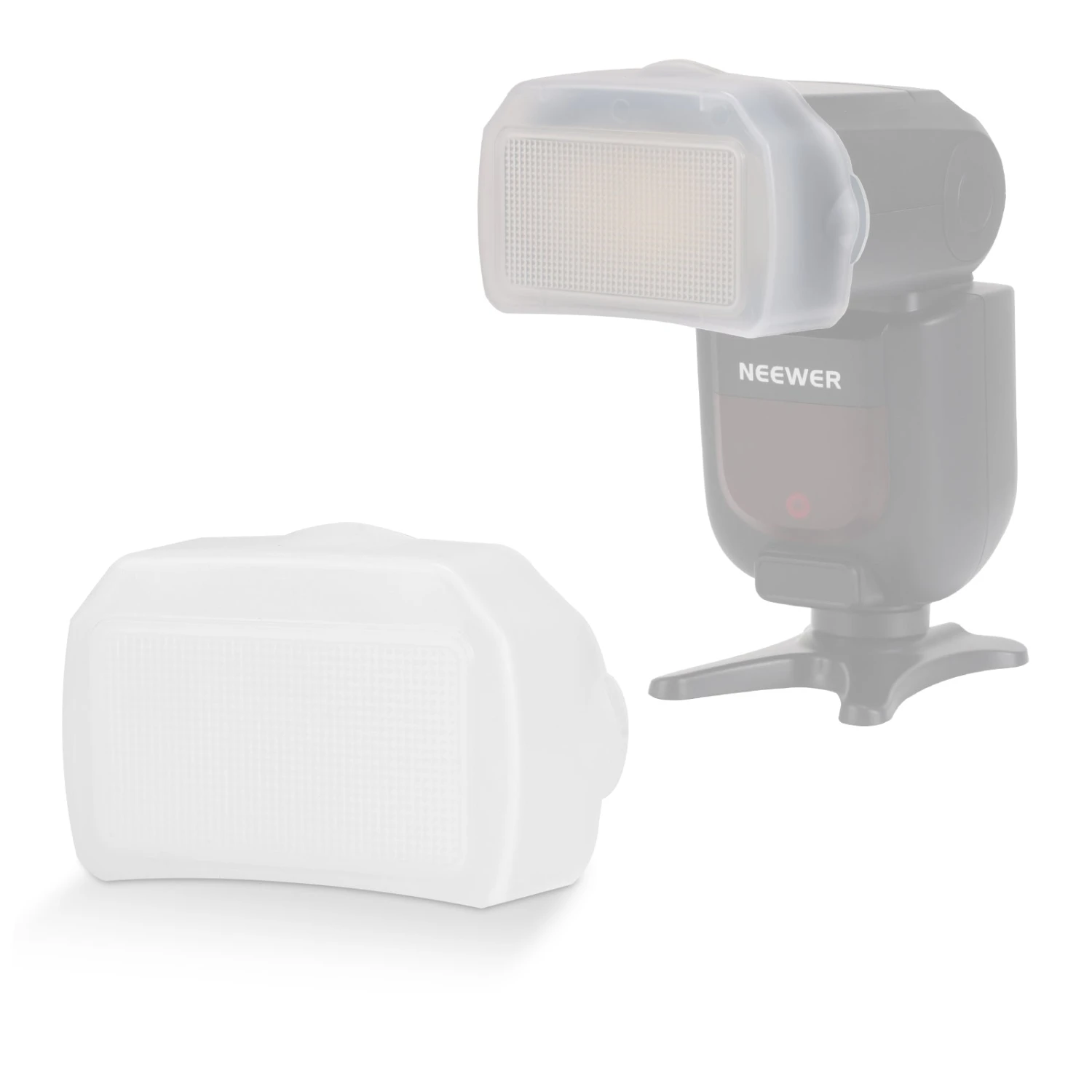 NEEWER FA002 Flash Diffuser For Square Head Speedlite Flash 1 NEEWER FA002 Flash Diffuser For Square Head Speedlite Flash