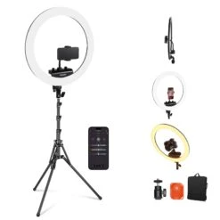 NEEWER RP18B Pro Ring Light Kit 20 NEEWER RP18B Pro Ring Light Kit -Photography Equipment 1 7027dd4a 4a88 4c4b a993 7dfb47a0d450