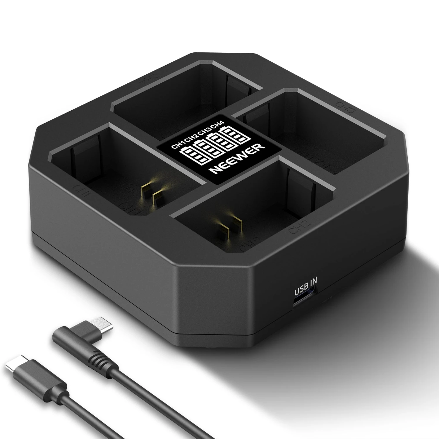 NEEWER NW-Z4 4 Channel Charger 45W PD Fast Charging For NP-FZ100 Battery 1 NEEWER NW-Z4 4 Channel Charger 45W PD Fast Charging For NP-FZ100 Battery