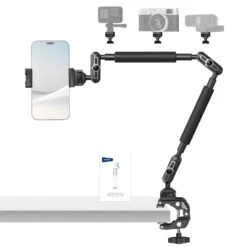 NEEWER UA057 22" Articulating Magic Arm With Super Clamp & Phone Holder