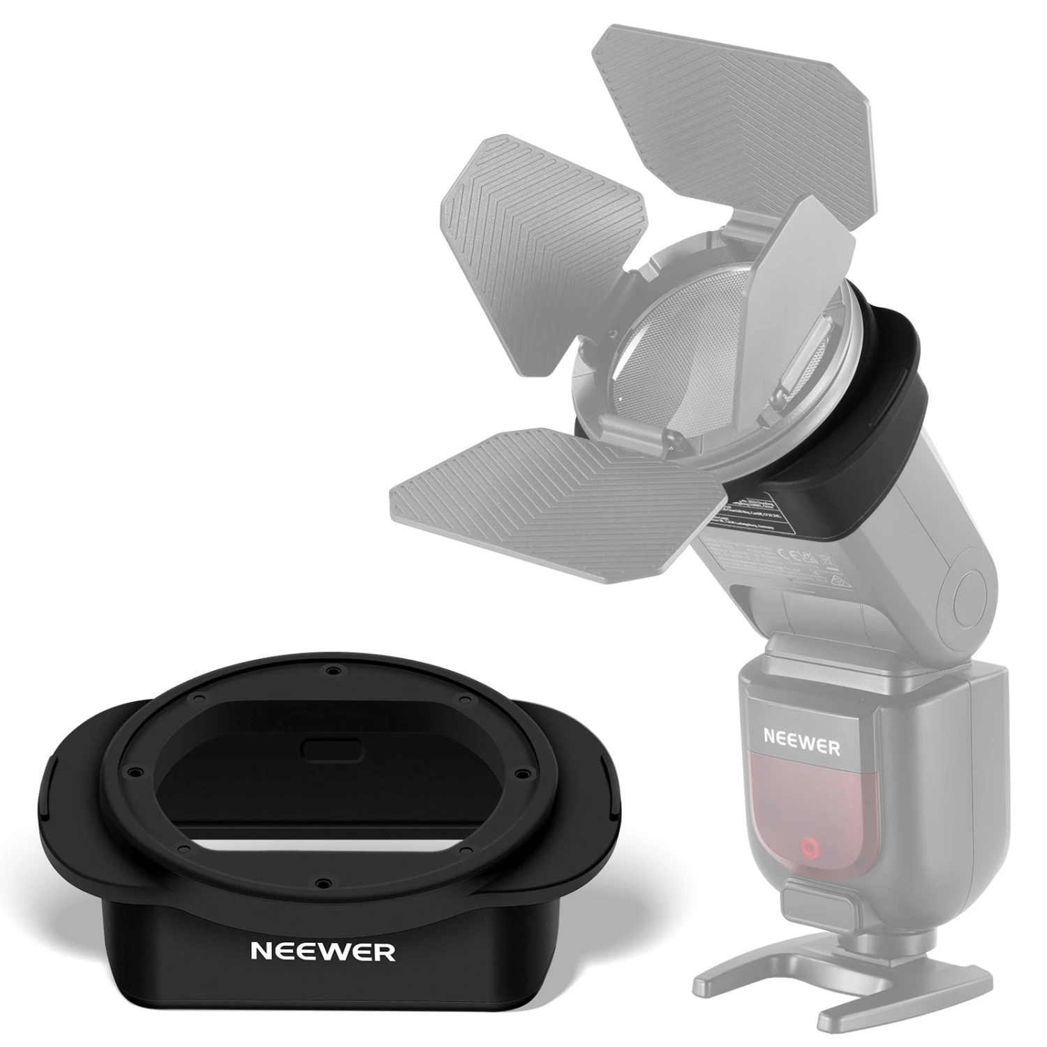 NEEWER SFR2 Silicone Square Flash Head Adapter Ring 1 NEEWER SFR2 Silicone Square Flash Head Adapter Ring