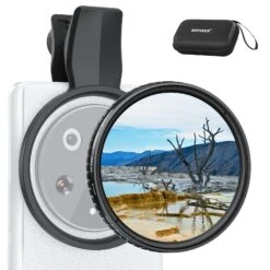 NEEWER FL-B21/FL-B25 67mm Variable ND2-32 Filter With Clip For Smartphone