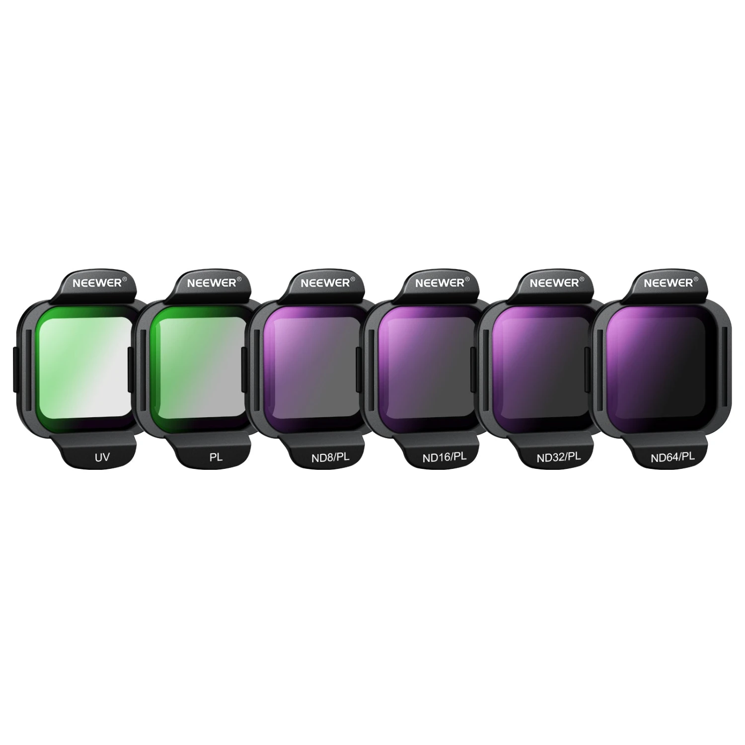 NEEWER FL-N35 6-Pack ND/PL Filter Set For DJI Flip Drone 1 NEEWER FL-N35 6-Pack ND/PL Filter Set For DJI Flip Drone