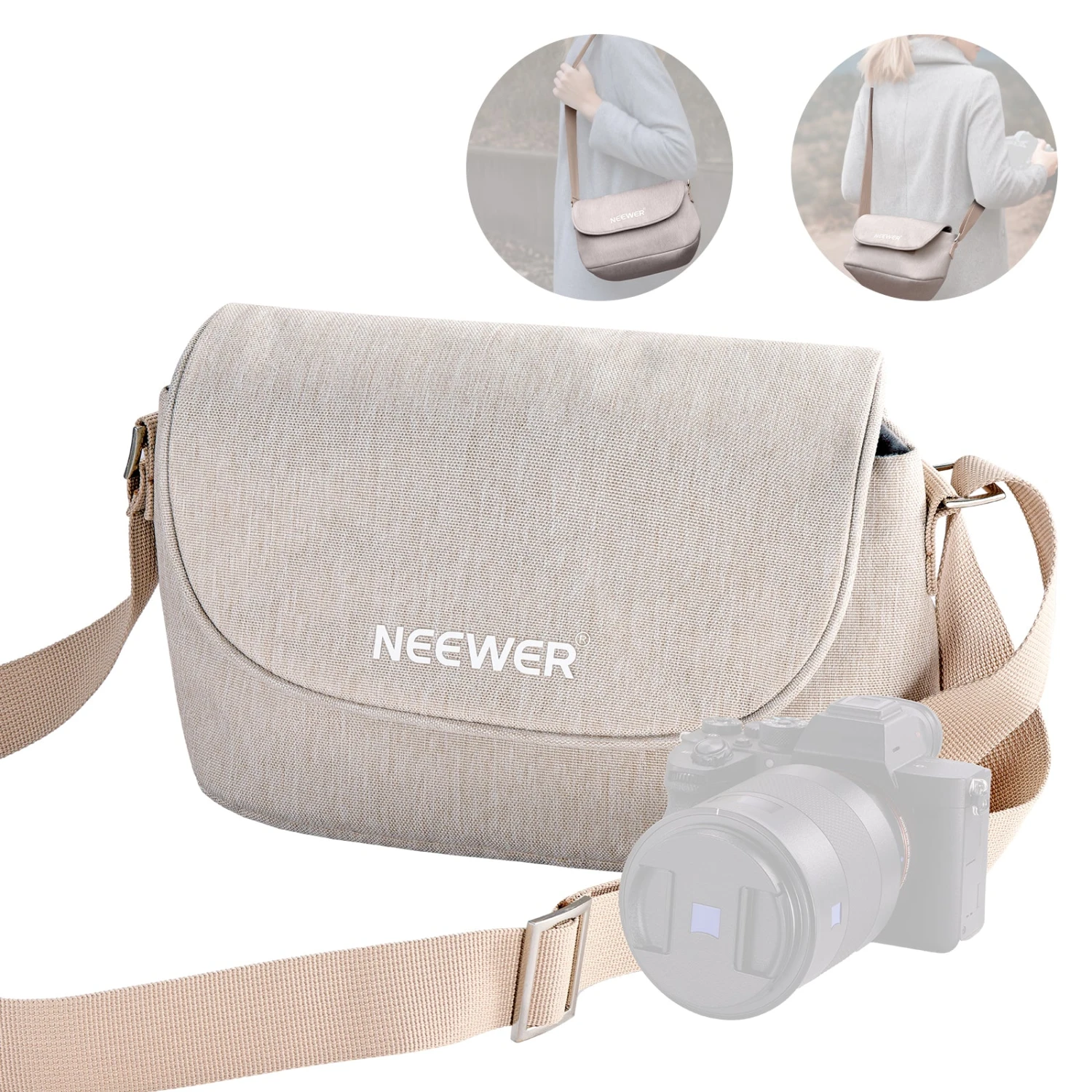 NEEWER PB25 Camera Sling Bag Water Resistant Crossbody 1 NEEWER PB25 Camera Sling Bag Water Resistant Crossbody