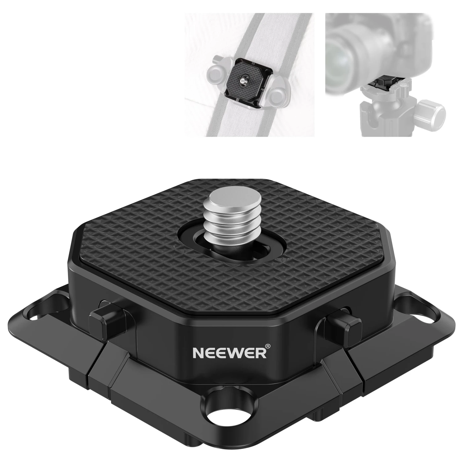 NEEWER QRP-4 Quick Release Plate With Four Side Arca Type Slots 1 NEEWER QRP-4 Quick Release Plate With Four Side Arca Type Slots