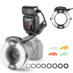 NEEWER RF1-C/N/S 76Ws 5600K GN15 TTL Marco Ring Flash