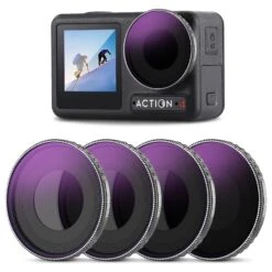 NEEWER FL-A14 4-Pack ND/PL Filter Set For DJI Osmo Action 4