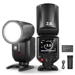 NEEWER Z2PRO 76Ws TTL Round Head Flash Speedlite