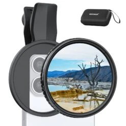 NEEWER FL-B21/FL-B25 67mm Variable ND2-32 Filter With Clip For Smartphone -Photography Equipment 1 b79507d8 f0ae 467c bdbc 3e809c1ae752