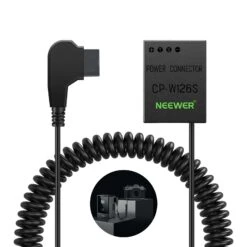 NEEWER CP-W126S D Tap To NP-W126S Dummy Battery With Cable For V Mount Battery