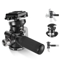 NEEWER TH03 Video Camera Tripod Pan Tilt Head