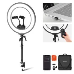 NEEWER RL45B 45W 18" Slim Edge Lit Ring Light Kit -Photography Equipment 1 f84c3da0 32bd 4fcb b001 cc420b1bbf92