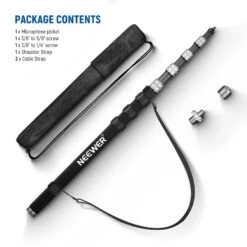 NEEWER Upgraded 9.8ft/300cm Carbon Fiber Microphone Boom Pole -Photography Equipment 21000045 7