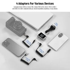 NEEWER CM31 Wireless Lavalier Microphone System For Phone/Camera 19 NEEWER CM31 Wireless Lavalier Microphone System For Phone/Camera -Photography Equipment 21000062 1