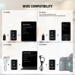 NEEWER CM28 Wireless Lavalier Microphone System 39 NEEWER CM28 Wireless Lavalier Microphone System -Photography Equipment 21000064 6 f259e268 1e28 4f6f aa57 52a7d137488e