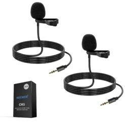 NEEWER CM5 Wired Lavalier Lapel Omnidirectional Condenser Microphone