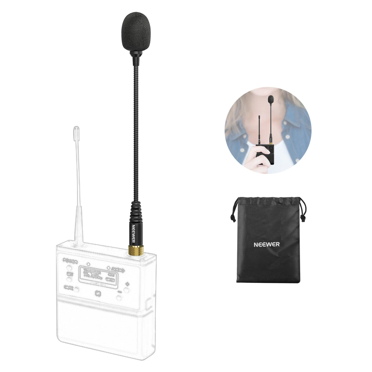 NEEWER CM7 3.5mm TRS Omnidirectional Condenser Microphone 9 NEEWER CM7 3.5mm TRS Omnidirectional Condenser Microphone - Image 9