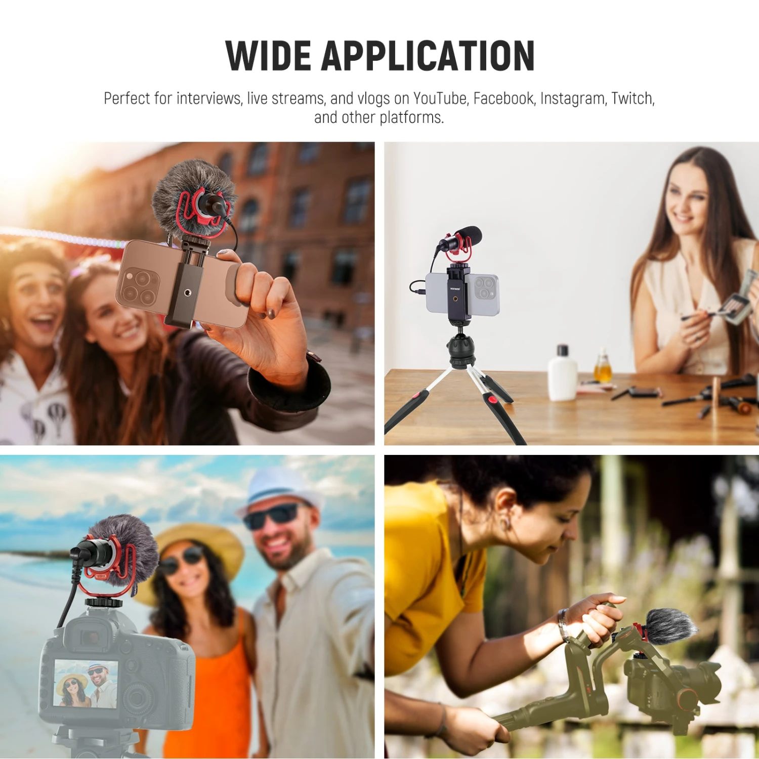 NEEWER VM10 Plug & Play Vlog Microphone 8 NEEWER VM10 Plug & Play Vlog Microphone - Image 8