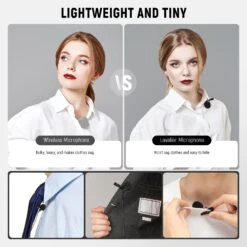 NEEWER CM6 2 Pack Lavalier USB C Omnidirectional Mic Condenser Lavalier Microphone 15 NEEWER CM6 2 Pack Lavalier USB C Omnidirectional Mic Condenser Lavalier Microphone -Photography Equipment 21000125 6