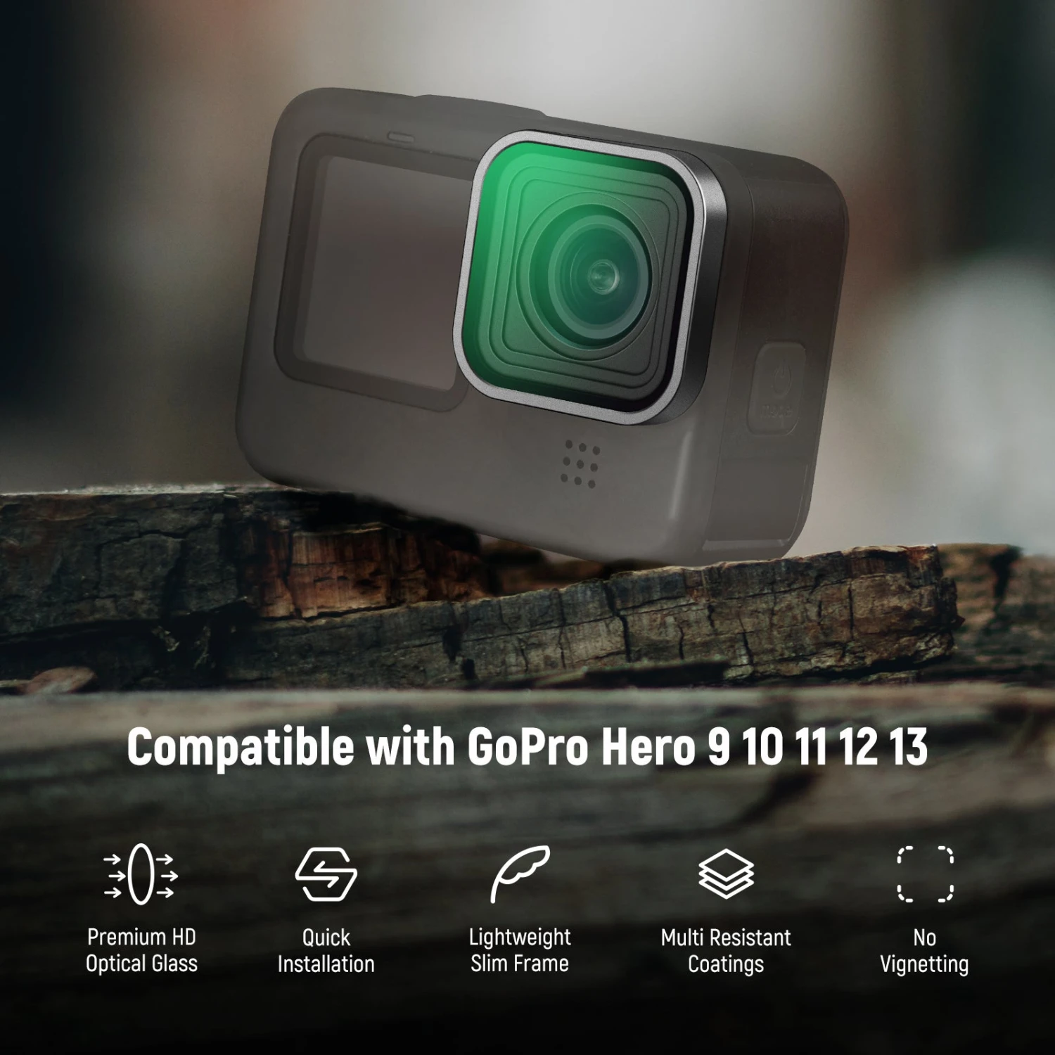 NEEWER FL-GP24 Filter And Lens Kit For GoPro Hero 13/12/11/10/9 2 NEEWER FL-GP24 Filter And Lens Kit For GoPro Hero 13/12/11/10/9 - Image 2