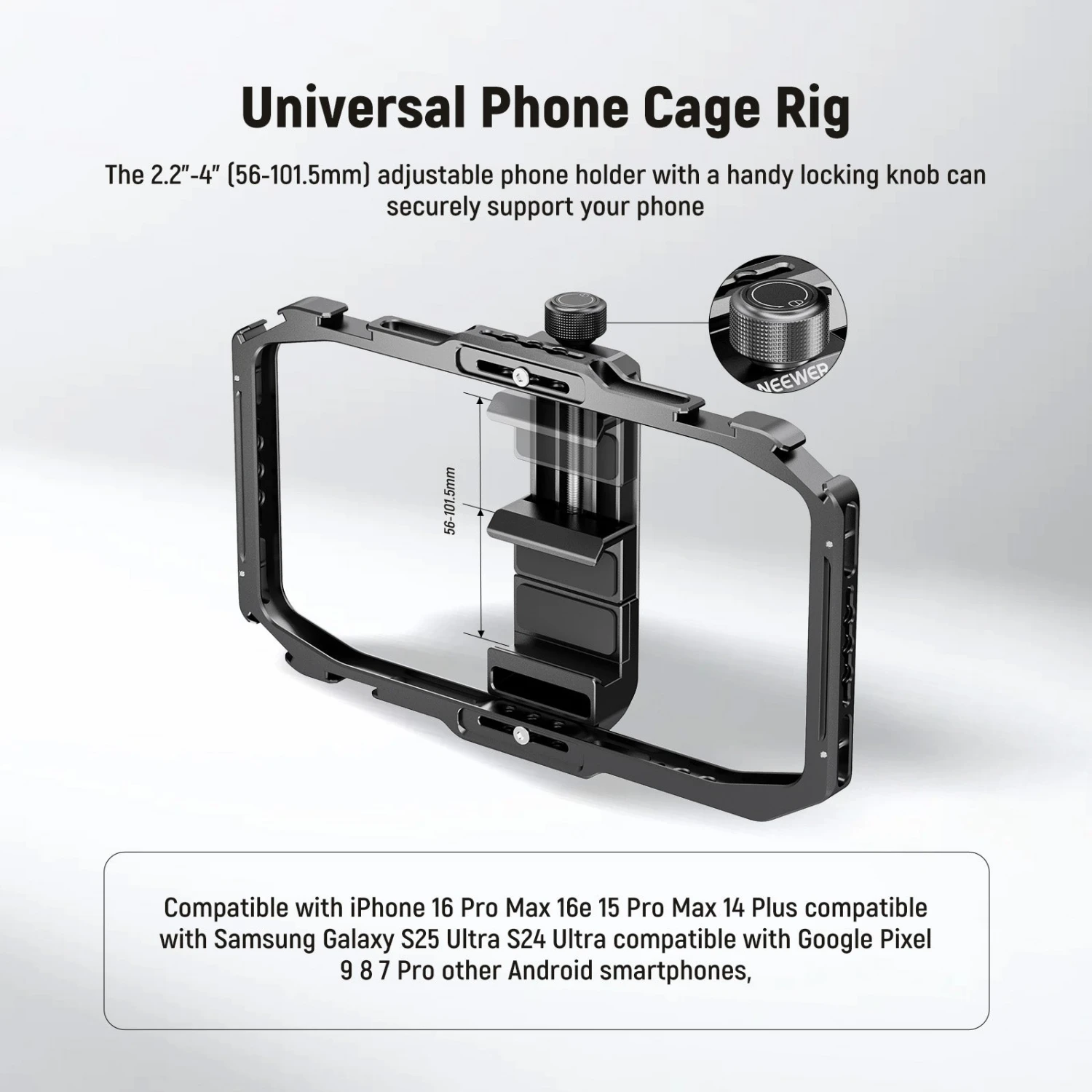 NEEWER PA039 Universal Phone Cage 2 NEEWER PA039 Universal Phone Cage - Image 2