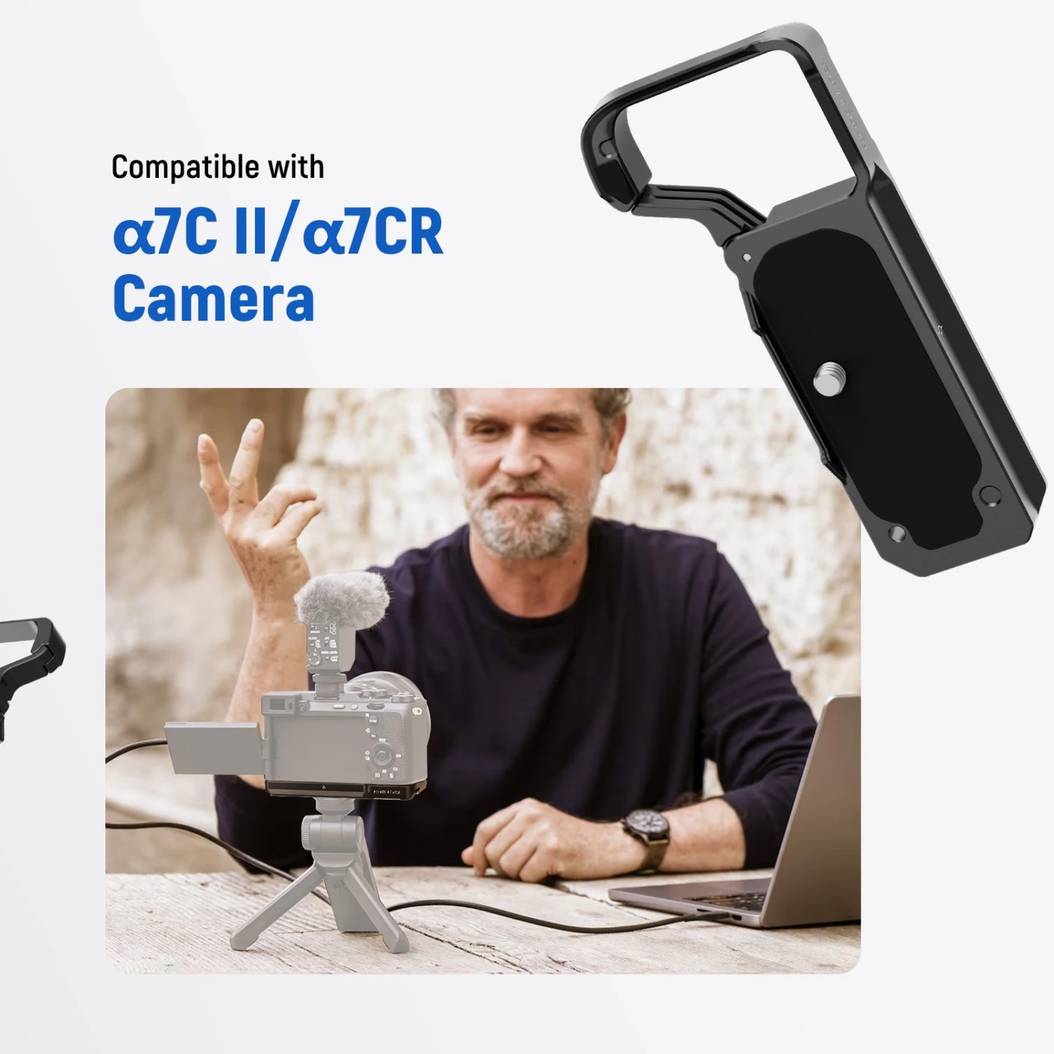 NEEWER CA131 Arca Type Camera Baseplate For Sony A7C II/a7CR 2 NEEWER CA131 Arca Type Camera Baseplate For Sony A7C II/a7CR - Image 2