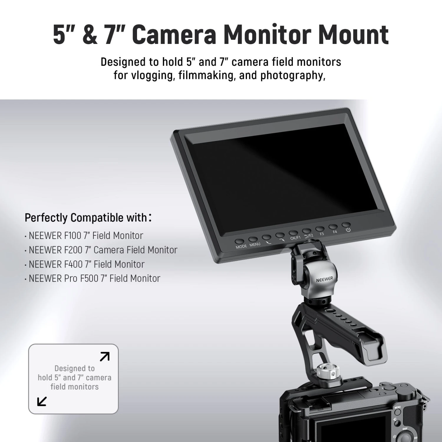 NEEWER MA013/MA014 Color Blocking Monitor Mount 2 NEEWER MA013/MA014 Color Blocking Monitor Mount - Image 2