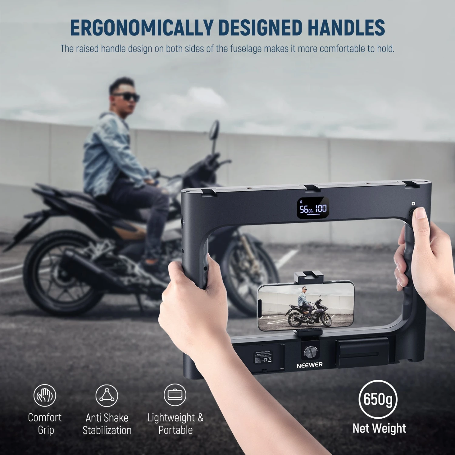 NEEWER A111 II Smartphone Video Rig With Light Kit 2 NEEWER A111 II Smartphone Video Rig With Light Kit - Image 2