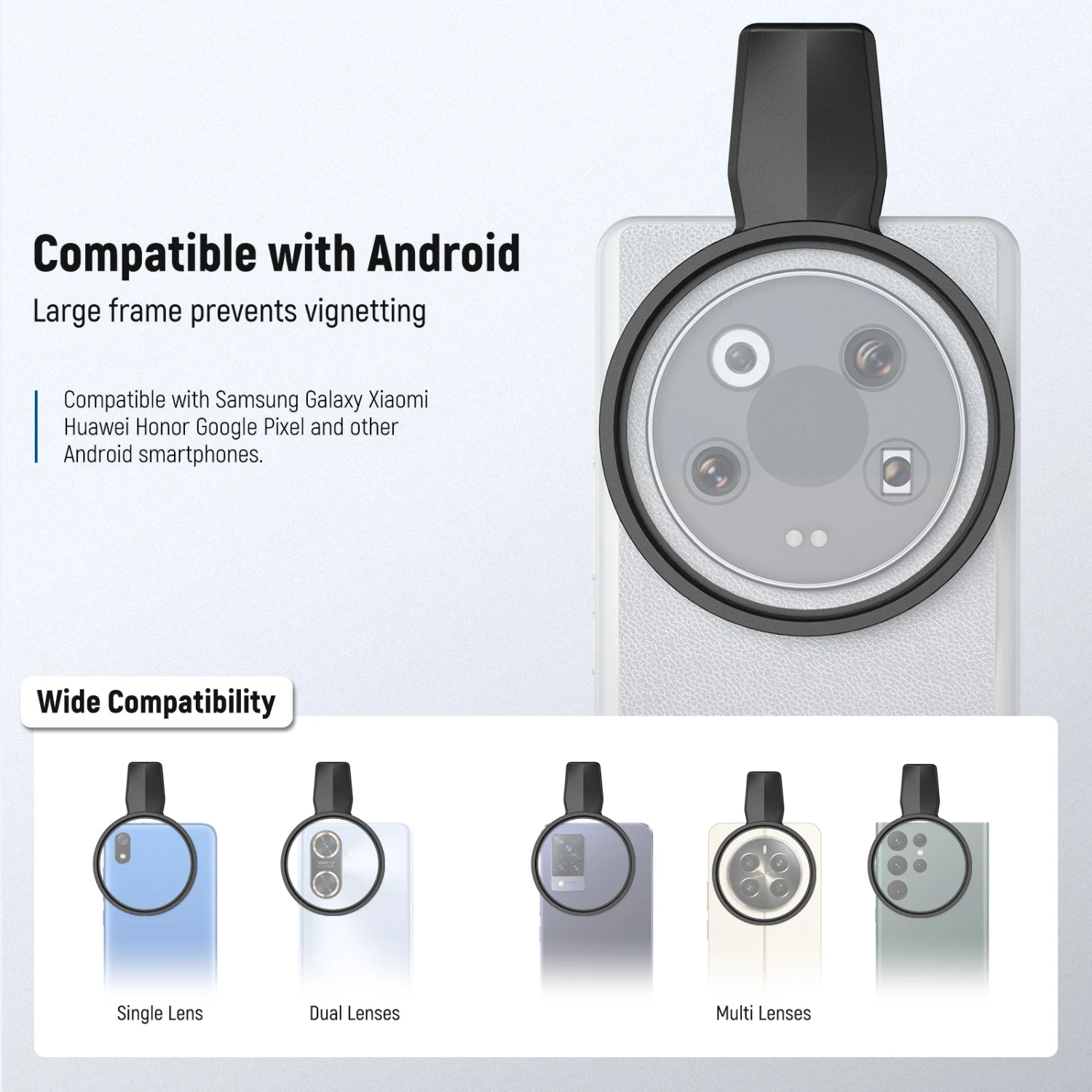 NEEWER FL-P11/FL-P12 7 Pack Clip-On 67mm Filter Set For Smartphones 11 NEEWER FL-P11/FL-P12 7 Pack Clip-On 67mm Filter Set For Smartphones - Image 11