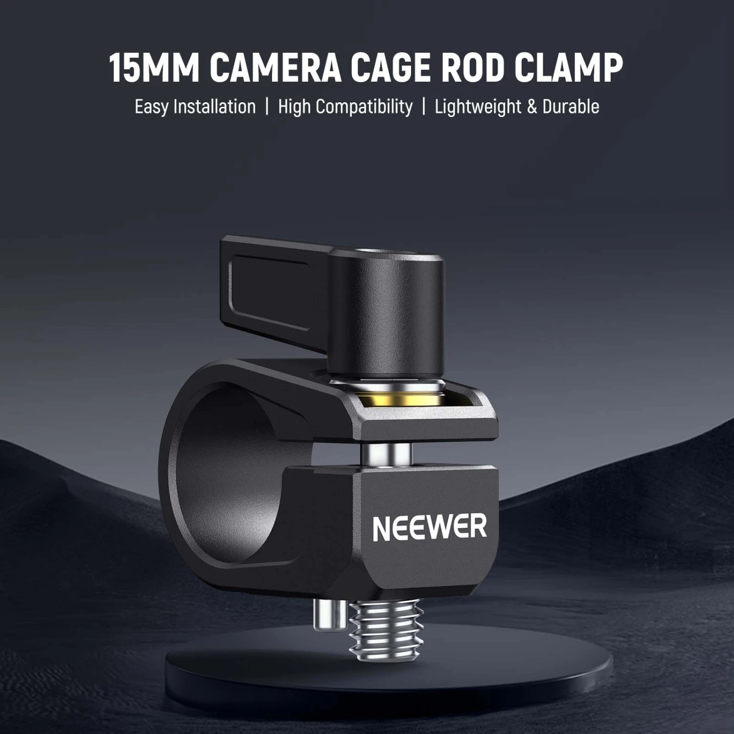 NEEWER UA052/UA053 Single LWS 15mm Rod Clamp 2 NEEWER UA052/UA053 Single LWS 15mm Rod Clamp - Image 2