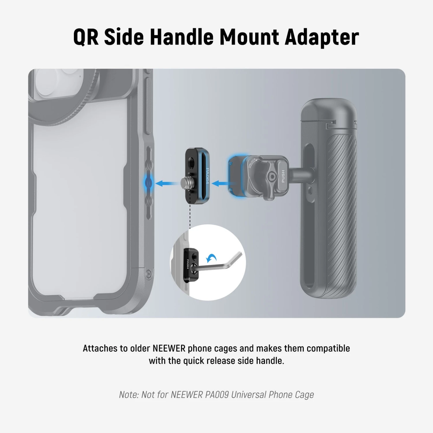 NEEWER PA064 4 Pack Quick Release Adapter For Phone Cage 2 NEEWER PA064 4 Pack Quick Release Adapter For Phone Cage - Image 2