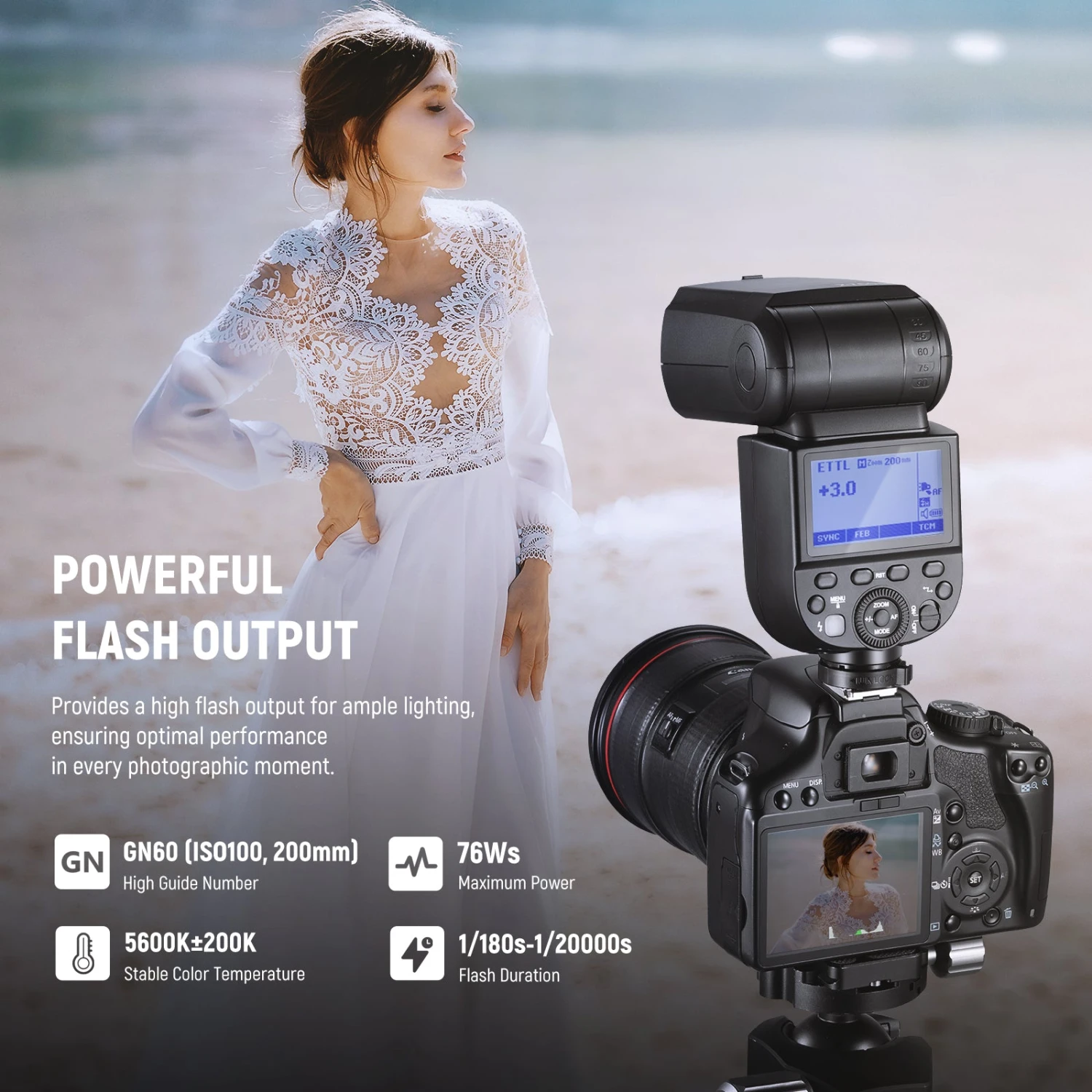 NEEWER Z760 TTL Flash Speedlite 2 NEEWER Z760 TTL Flash Speedlite - Image 2