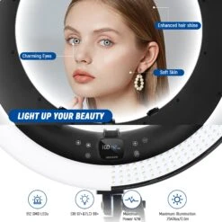 NEEWER RP19H 19 Inch LED Ring Light With 3 Phone Holders 33 NEEWER RP19H 19 Inch LED Ring Light With 3 Phone Holders -Photography Equipment 2 db309bf7 f794 4d58 9435 1a197a71c1b8