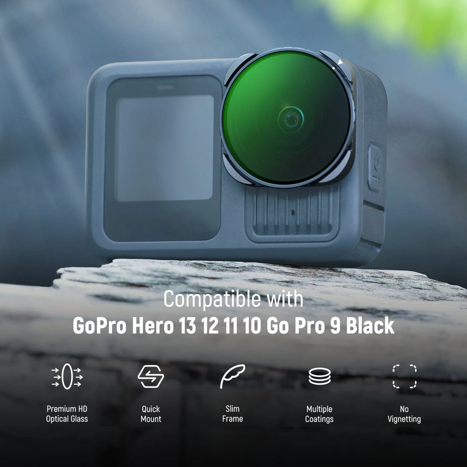 NEEWER FL-GP23 Rotating CPL Filter For GoPro Hero 13 12 11 10 9 2 NEEWER FL-GP23 Rotating CPL Filter For GoPro Hero 13 12 11 10 9 - Image 2