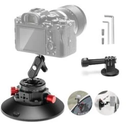 NEEWER CA013 6" Camera Suction Mount With Ball Head Magic Arm