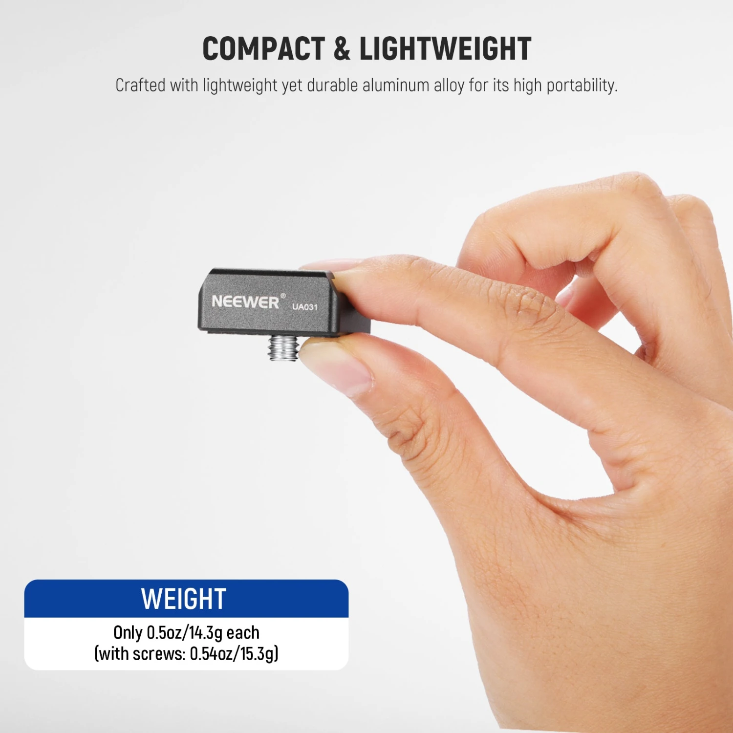 NEEWER UA031 2 Pack Cold Shoe Mount Adapter 6 NEEWER UA031 2 Pack Cold Shoe Mount Adapter - Image 6