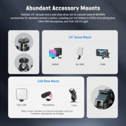 NEEWER ST85 Super Clamp With 3" Dual Ballhead Magic Arm 12 NEEWER ST85 Super Clamp With 3" Dual Ballhead Magic Arm -Photography Equipment 33000058 4 f479549f 2229 42ea 88de 8ec2e5c7ff7b